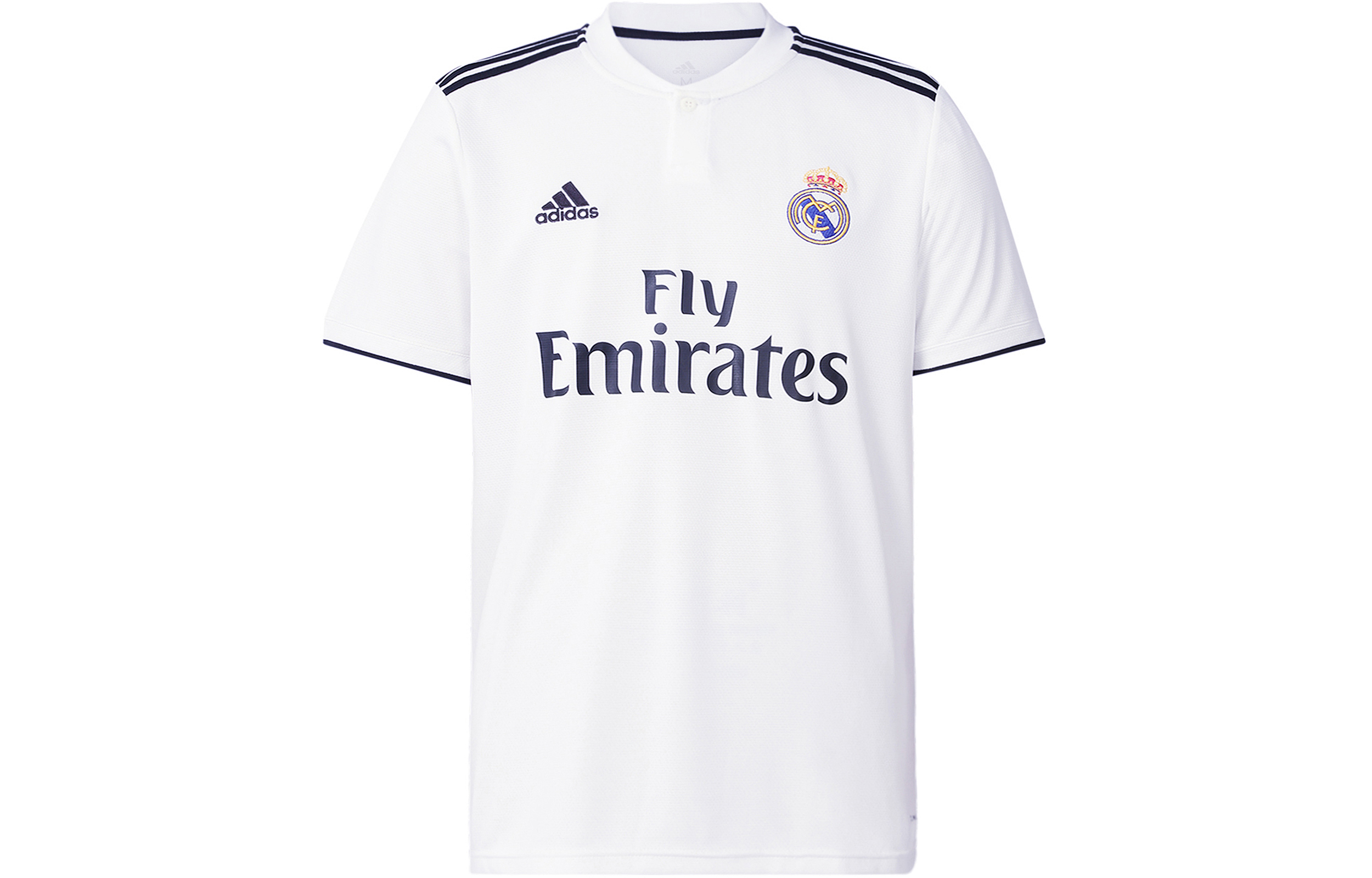 adidas Real Madrid 18-19 Home Fan Soccer Jersey Mens White DH3372