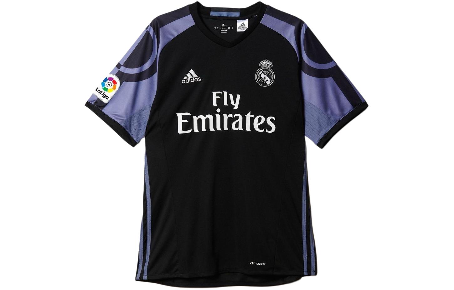 adidas Real Madrid 2016/17 Black 3rd Jersey Fan Edition Unisex Football Shirt AL5139