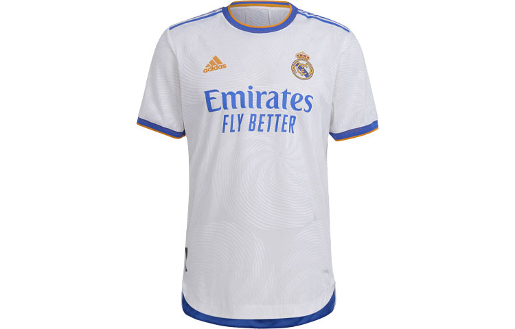 adidas Real Madrid 21/22 Home Player Version Retro Soccer Jersey White Men. GQ1360