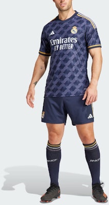 阿迪達斯 皇家馬德里 23/24 客場球員版海軍藍條紋足球衣 IA5138 Sizing 阿迪達斯 皇家馬德里 23/24 客場球員版海軍藍條紋足球衣 IA5138