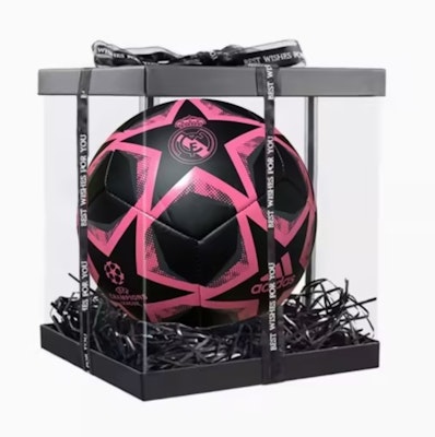 아디다스 레알 마드리드 23/24 챔피언스리그 트레이닝 축구공 블랙/핑크. FS0269 Sizing 아디다스 레알 마드리드 23/24 챔피언스리그 트레이닝 축구공 블랙/핑크. FS0269