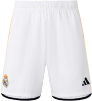 adidas Real Madrid 23/24 Home Fan Shorts White - Quick-Dry Football Shorts HR3793 adidas Real Madrid 23/24 Home Fan Shorts White - Quick-Dry Football Shorts HR3793