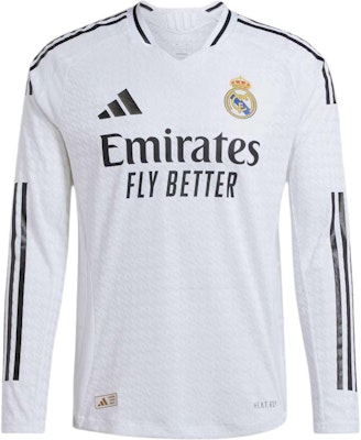 adidas Real Madrid 24/25 Jersey Lengan Panjang Home Authentic Putih IT5204 Order adidas Real Madrid 24/25 Jersey Lengan Panjang Home Authentic Putih IT5204