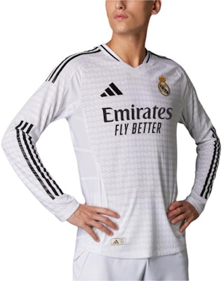 adidas Real Madrid 24/25 Jersey Lengan Panjang Home Authentic Putih IT5204 Shop adidas Real Madrid 24/25 Jersey Lengan Panjang Home Authentic Putih IT5204
