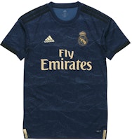 Adidas Real Madrid Away Fan Jersey Striped Shirt Deep Blue FJ3151 Adidas Real Madrid Away Fan Jersey Striped Shirt Deep Blue FJ3151