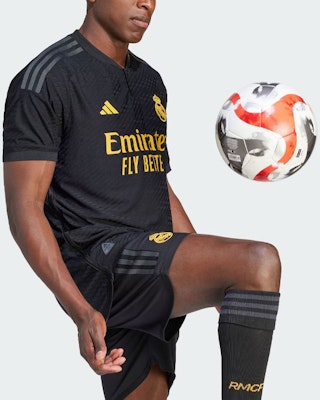 adidas 皇家馬德里客場球員版黑色足球球衣 IQ4923 Details for adidas 皇家馬德里客場球員版黑色足球球衣 IQ4923