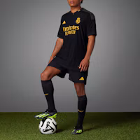 Sizing adidas Real Madrid Away Player Edition Black Soccer Jersey IQ4923
