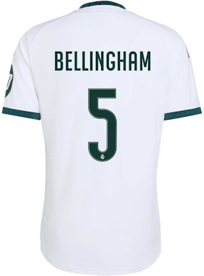 adidas Real Madrid Bellingham #5 26/27 Home Player Edition Jersey JZ7218-5 Buy adidas Real Madrid Bellingham #5 26/27 Home Player Edition Jersey JZ7218-5