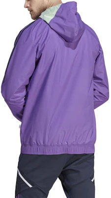 阿迪达斯皇家马德里紫色拼色连帽夹克男女款 HT8796 Shop 阿迪达斯皇家马德里紫色拼色连帽夹克男女款 HT8796