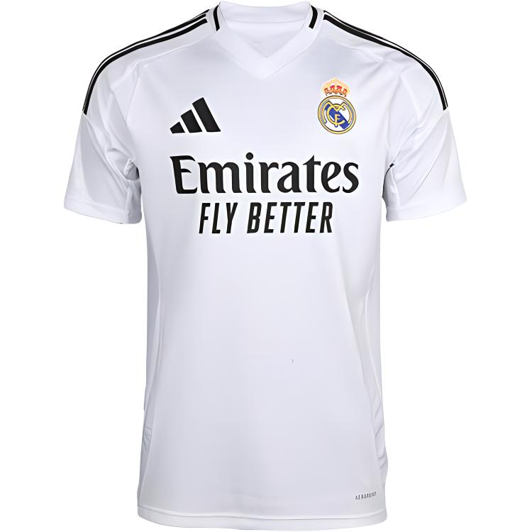 Buy adidas Real Madrid Fan Jersey 24/25 Retro Breathable V-Neck White Tee IU5011