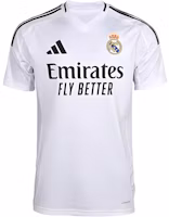 adidas Real Madrid Fan Jersey 24/25 Retro Breathable V-Neck White Tee IU5011 adidas Real Madrid Fan Jersey 24/25 Retro Breathable V-Neck White Tee IU5011
