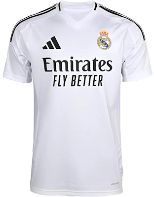 adidas Real Madrid Fan Jersey 24/25 Retro Breathable V-Neck White Tee IU5011 Buy adidas Real Madrid Fan Jersey 24/25 Retro Breathable V-Neck White Tee IU5011