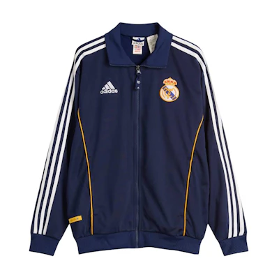 adidas Real Madrid Football Culture Jacket Navy Blue JW1993