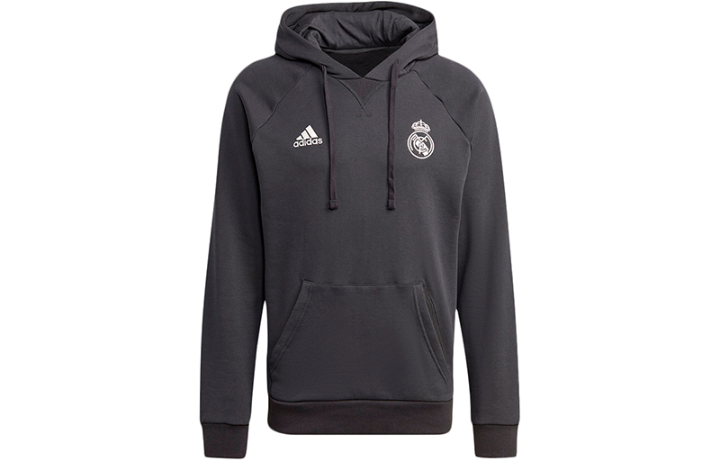 adidas Real Madrid Football Hoodie Black GR4276