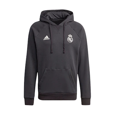 adidas Real Madrid Football Hoodie Black GR4276
