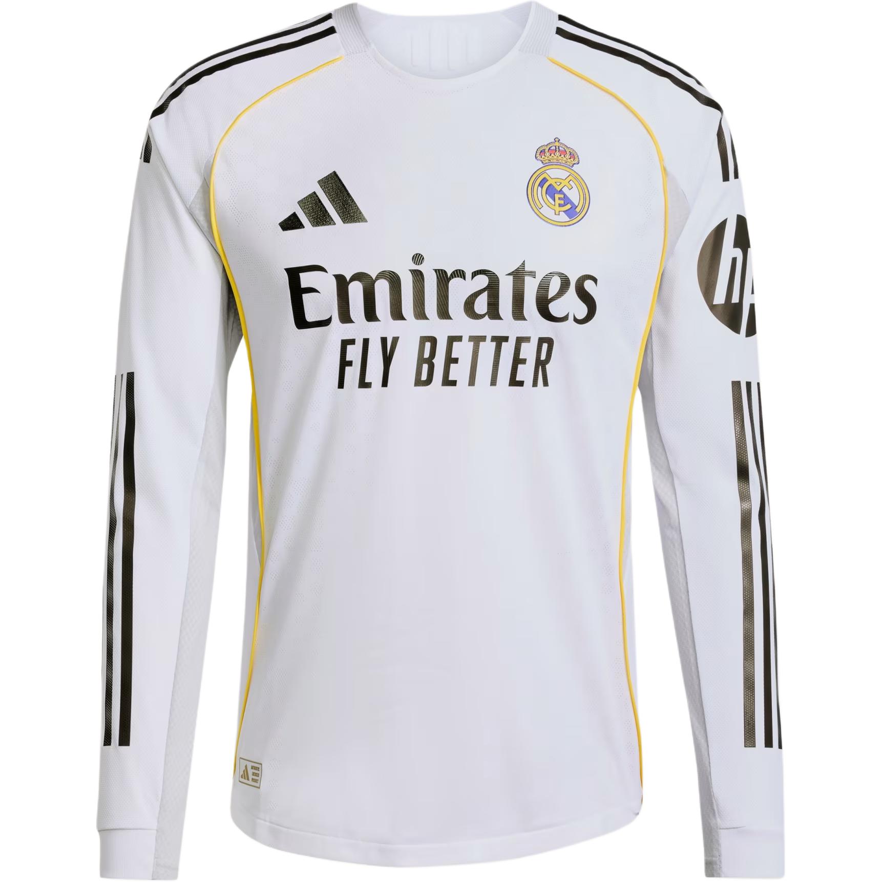Order adidas Real Madrid Home Long Sleeve Player Version Jersey Men JN8866