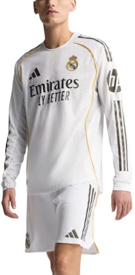 adidas Real Madrid Home Long Sleeve Player Version Jersey Men JN8866 Shop adidas Real Madrid Home Long Sleeve Player Version Jersey Men JN8866