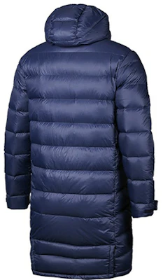 adidas 皇馬男士長版連帽羽絨外套 冬季深藍色 FQ3317 Lookbook adidas 皇馬男士長版連帽羽絨外套 冬季深藍色 FQ3317