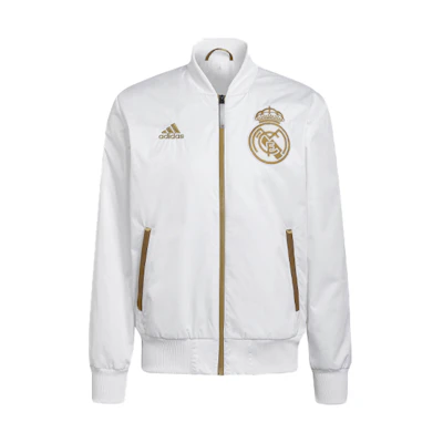 adidas Real Madrid Lunar New Year Bomber Jacket White Sportswear Limited Edition. HA2530