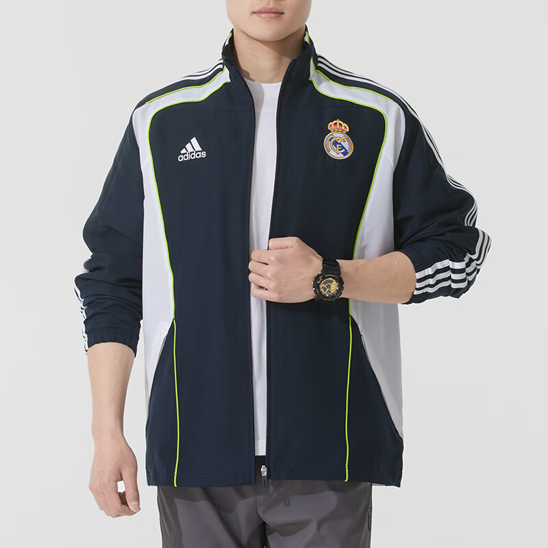 adidas Real Madrid Navy Blue Breathable Track Jacket JF2575 圖 3