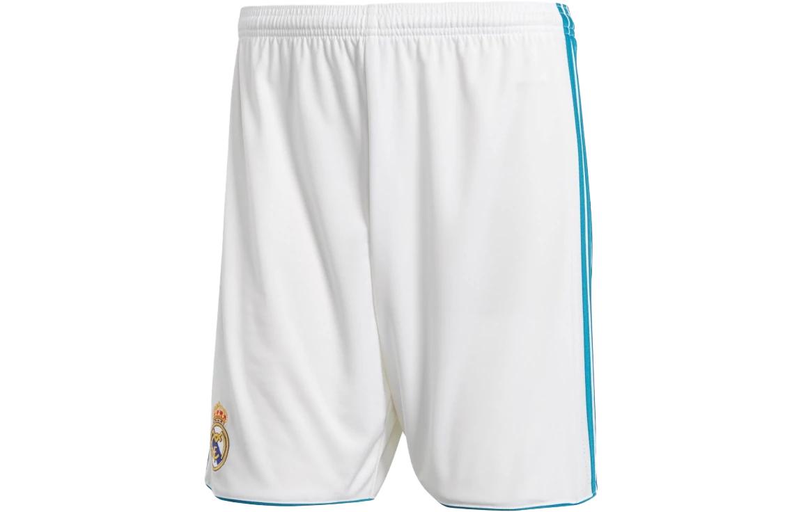 adidas Real Madrid Printed Breathable Football Shorts White/Brilliant Cyan BR8705