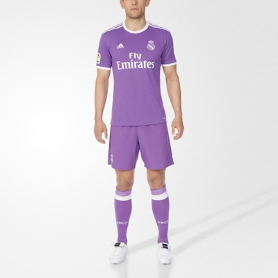 Adidas 皇家马德里紫色训练足球球衣 AI5158 Shop Adidas 皇家马德里紫色训练足球球衣 AI5158