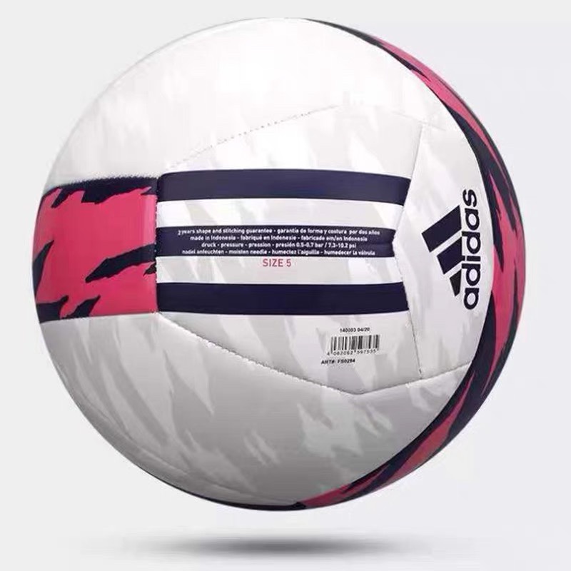 Order adidas 皇家馬德里主場 PVC 足球 比賽訓練款 白粉紅 男女適用 FS0284