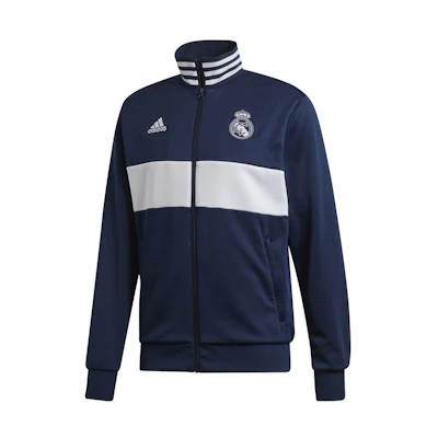 adidas Real Madrid Retro Track Jacket Navy Blue Sports Jacket DX8709