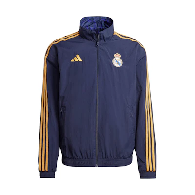 adidas Real Madrid Reversible Retro Anthem Jacket - Legend Ink Blue (). IQ0549