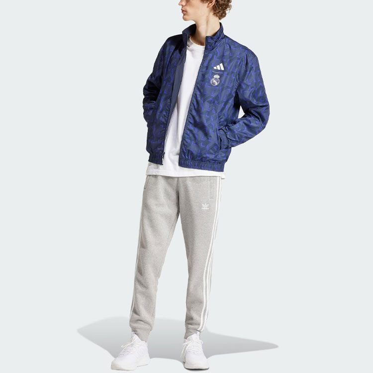 Shop 阿迪达斯皇家马德里复古双面夹克 - 经典海军蓝 IQ0549