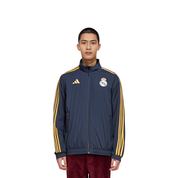 Sizing 阿迪达斯皇家马德里复古双面夹克 - 经典海军蓝 IQ0549