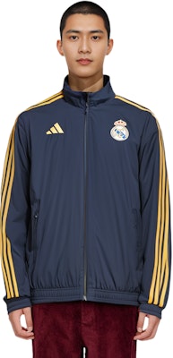 adidas Real Madrid Reversible Retro Anthem Jacket - Legend Ink Blue (). IQ0549 Sizing adidas Real Madrid Reversible Retro Anthem Jacket - Legend Ink Blue (). IQ0549