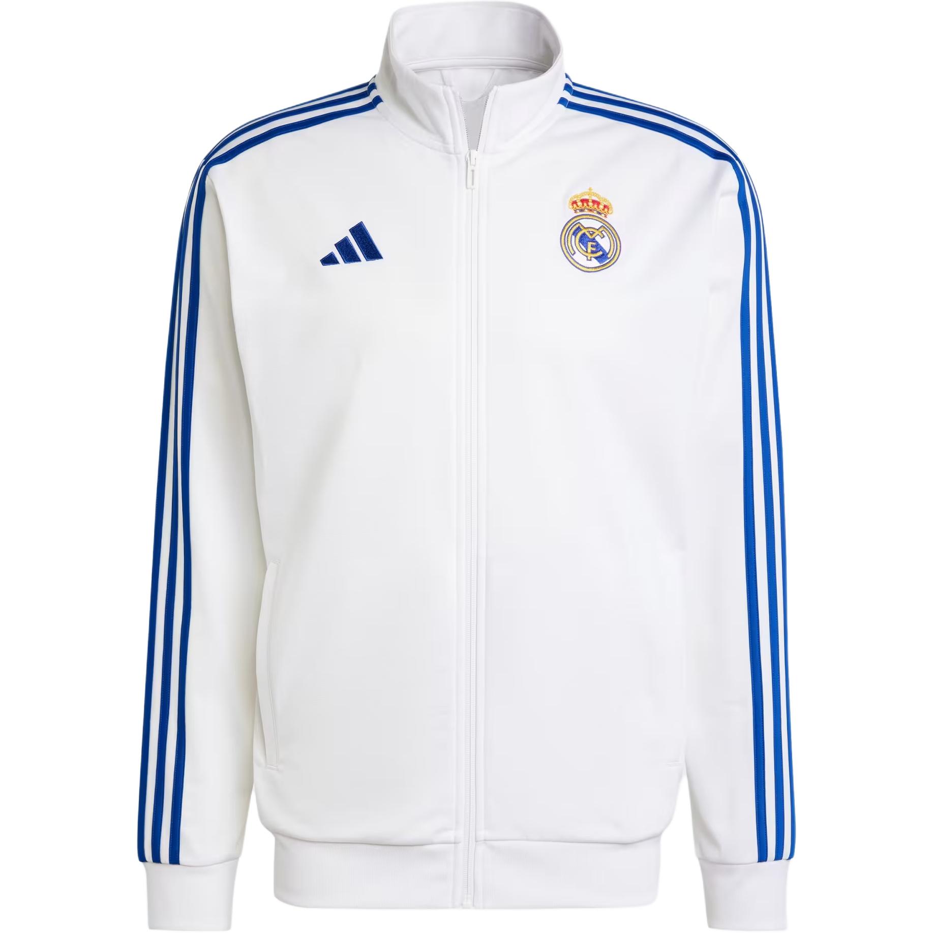 Order adidas Real Madrid SS24 DNA Track Top White Retro Zip Jacket IT3804