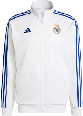 adidas Real Madrid SS24 DNA Track Top White Retro Zip Jacket IT3804 Order adidas Real Madrid SS24 DNA Track Top White Retro Zip Jacket IT3804