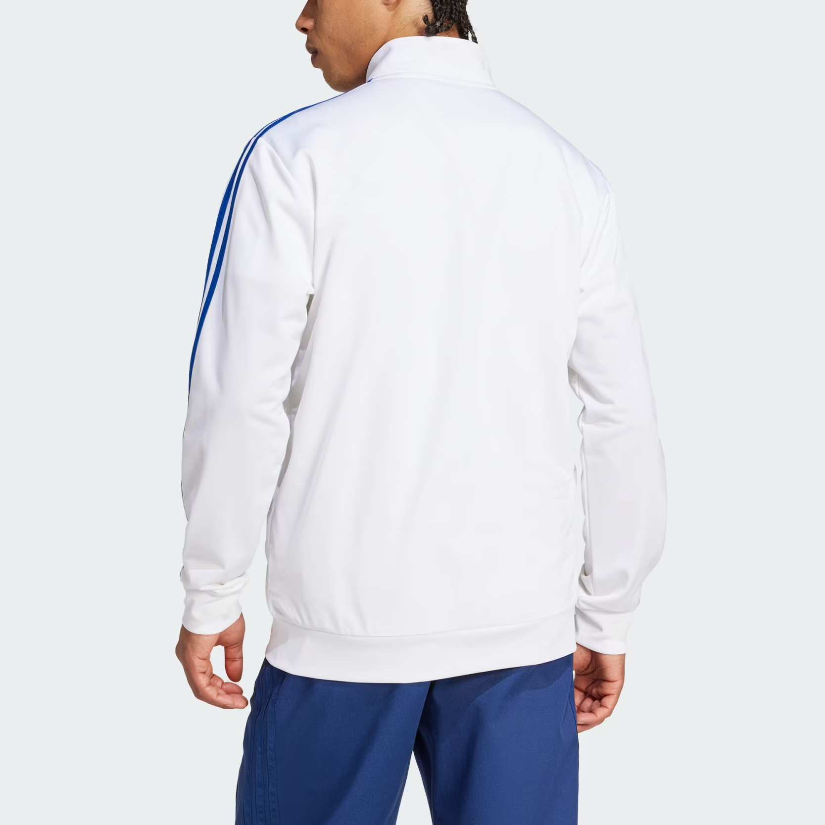Shop adidas Real Madrid SS24 DNA Track Top White Retro Zip Jacket IT3804