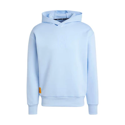 adidas Real Madrid SS24 Logo Hoodie Long Sleeve in Flow Blue IT3798