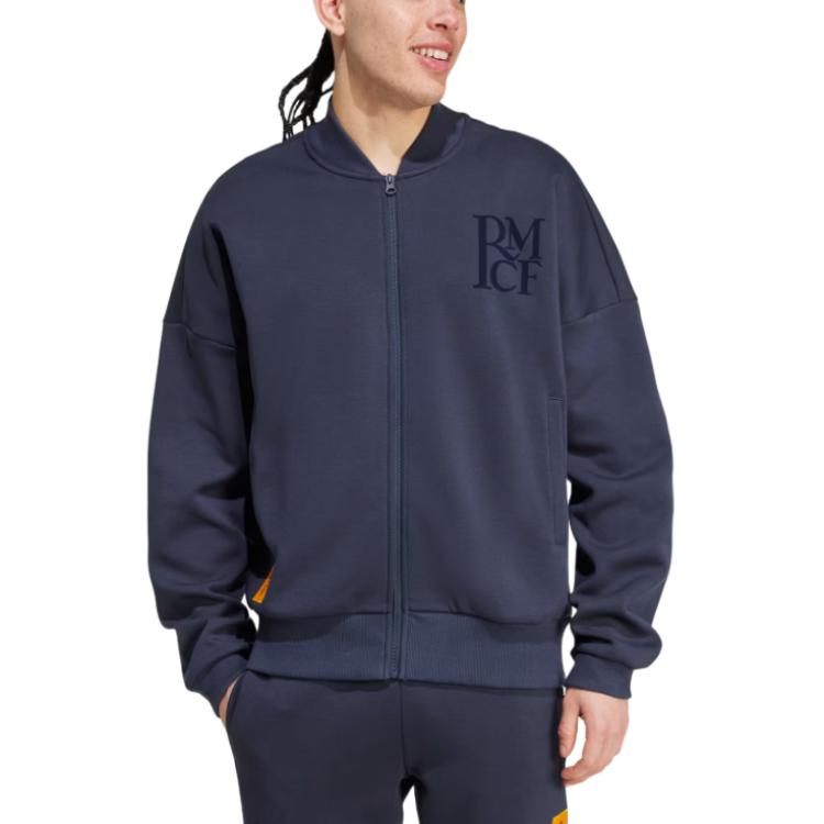 adidas Real Madrid SS24 Seasonal Logo Zip Jacket - , Navy Blue IT3768
