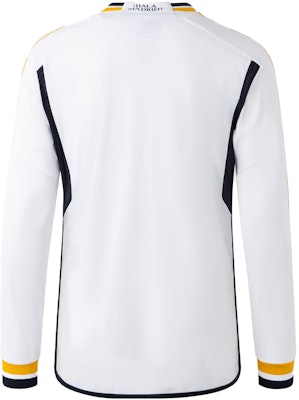adidas 皇家馬德里白色條紋長袖足球衣 男款。 IB0018 Lookbook adidas 皇家馬德里白色條紋長袖足球衣 男款。 IB0018