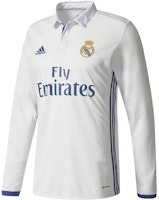 adidas Real Madrid Striped Logo Print Long Sleeve Training Polo Shirt AI5184 adidas Real Madrid Striped Logo Print Long Sleeve Training Polo Shirt AI5184