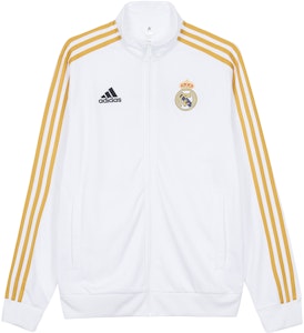 阿迪达斯皇家马德里条纹白色长袖夹克 HY0618 Buy 阿迪达斯皇家马德里条纹白色长袖夹克 HY0618