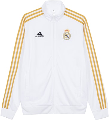 adidas Real Madrid Striped Track Jacket White Long Sleeve HY0618 Order adidas Real Madrid Striped Track Jacket White Long Sleeve HY0618