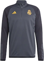 adidas Real Madrid Tiro 23 Football Training Sweatshirt - Carbon Black IB0036 adidas Real Madrid Tiro 23 Football Training Sweatshirt - Carbon Black IB0036