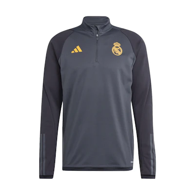 adidas Real Madrid Tiro 23 Football Training Sweatshirt - Carbon Black IB0036