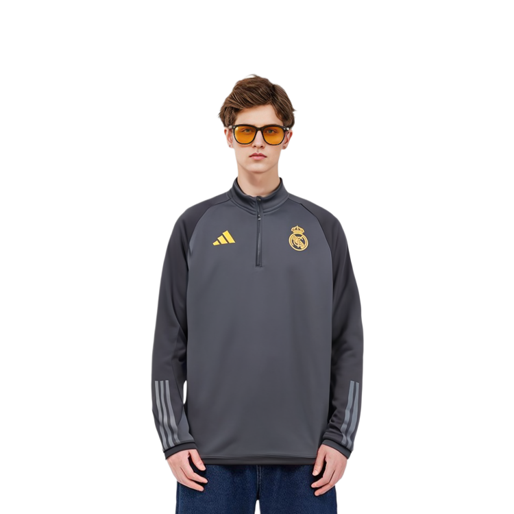Details for アディダス レアル・マドリード ティロ23 トレーニング スウェットシャツ - カーボンブラック IB0036