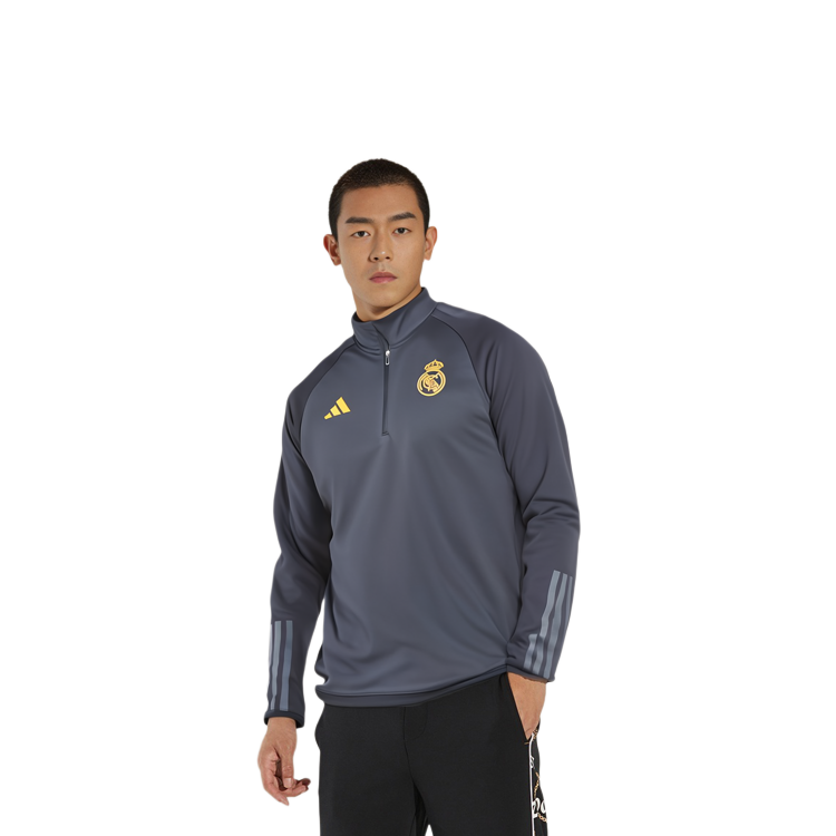Sizing アディダス レアル・マドリード ティロ23 トレーニング スウェットシャツ - カーボンブラック IB0036