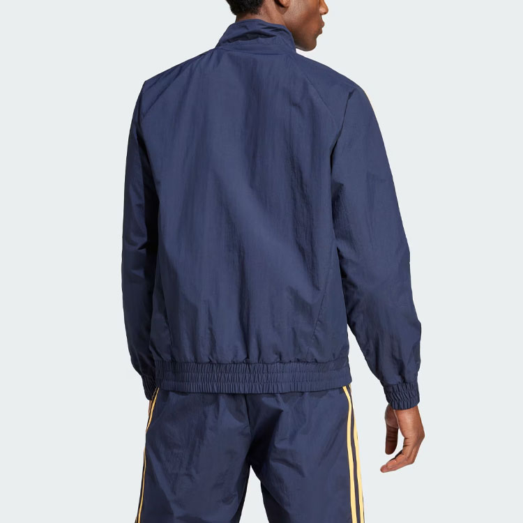 Shop adidas 皇家馬德里復古運動外套 深藍色款 運動服 IU2078