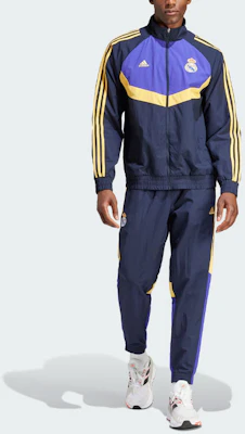 adidas 皇家馬德里復古運動外套 深藍色款 運動服 IU2078 Details for adidas 皇家馬德里復古運動外套 深藍色款 運動服 IU2078