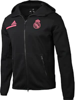 adidas Real Madrid ZNE Soccer Hoodie Jacket Black GN4983 adidas Real Madrid ZNE Soccer Hoodie Jacket Black GN4983
