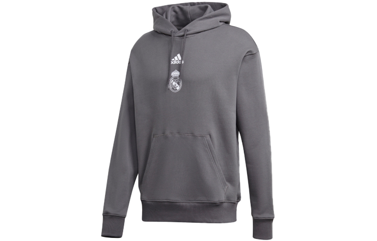 adidas Real SSP Hoodie Grey - Real Madrid Football Pullover Hoodie GI0008
