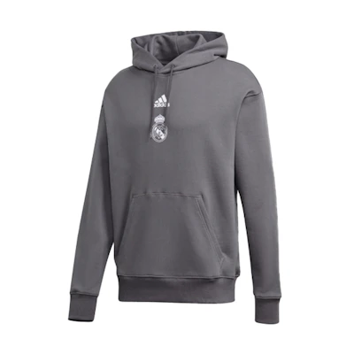 adidas Real SSP Hoodie Grey - Real Madrid Football Pullover Hoodie GI0008